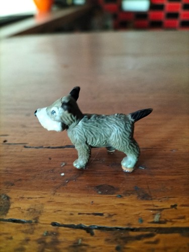 Tintin rare chien - chien, gustav