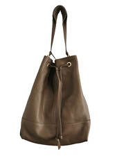 Sac grand modèle so cuir kaki