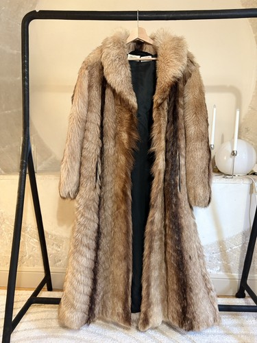 Manteau fourrure véritable - manteau, de