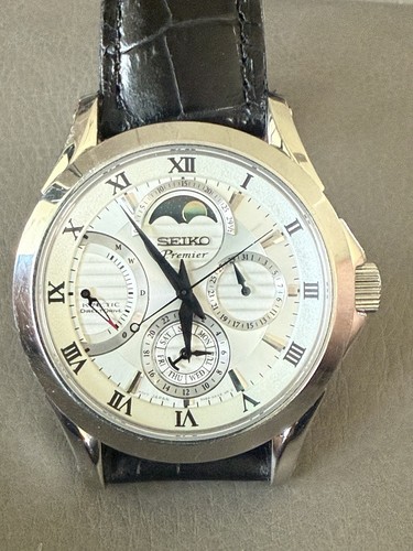 Seiko premier moonphase 5d88 - seiko,