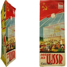 Dépliant Pavillon der UdSSR
