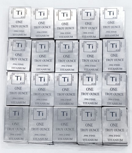 Lot lingots titane 1 - lot,