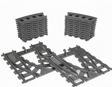 22 Pièces Rails de Blocs de