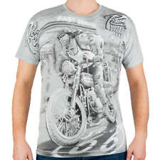 WSH - Route 66 - Vélos Américains Classiques - T-Shirt Gris Pour Homme