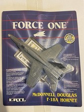 Maquette Avion métal USA 1989-  ERTL Force One - F18-A.  HORNET -  USAF  -TBE ++