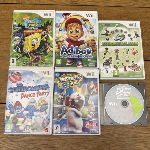 Lot jeux nintendo wii - lot,