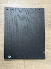 Left Side IKEA BILLY Bookcase Height Extension Unit Black Oak Effect 32x11x14"