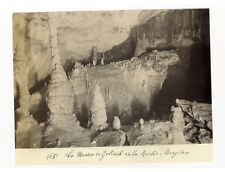 Lot of 2 Antique Photographs 1899 Dargilan Cave Lozère Meyrueis Caving
