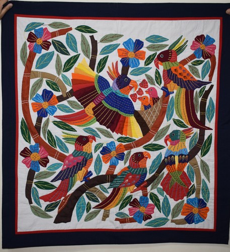 Tenture paons oiseaux en - tenture,