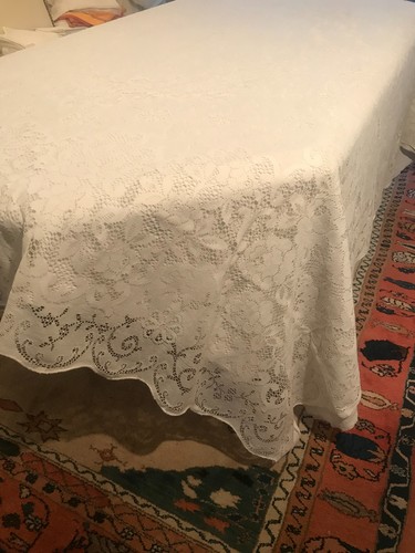 Nappe ancienne broderie