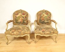 Paire fauteuils à la reine