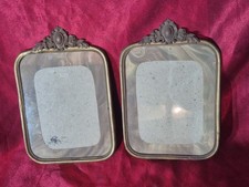 Paire cadres photo ancien en