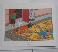 ex libris Herge Tintin Chang lotus blue hergé-moulinsart 2010 19.5 x 24 cm