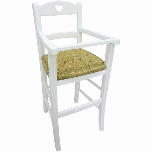 Chaise haute bois laqué - chaise,