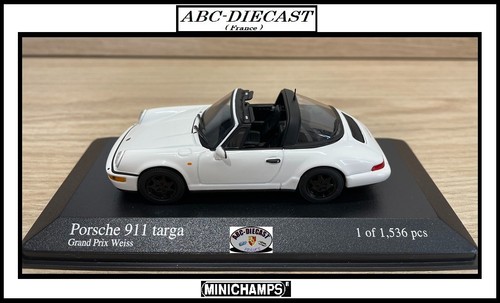 Porsche 911 targa blanc - porsche,