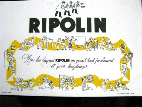 Ancien buvard peinture - ,