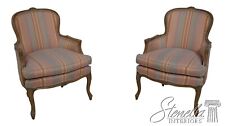 67666: Pair CENTURY Tuscany French Louis XV Bergère Chairs