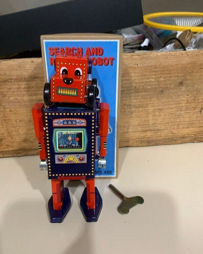 Tin toys japan robot - tin,