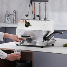 VEVOR Extracteur de Jus de Canne à Sucre Presse-Canne à Sucre 50 kg/h 3 Rouleaux