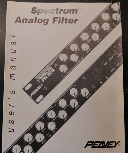 Peavey spectrum analog filter - peavey,