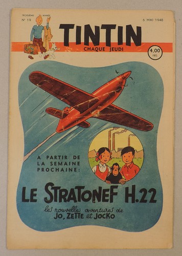 Tintin 1948 19 - 19, couverture