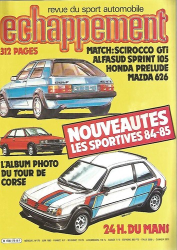 Echappement 176 scirocco - echappement, n°176