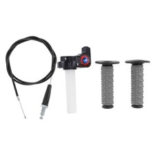 7/8" 22mm 15/16" 24mm Poignées moto antidérapantes pour scooter vélo ATV noir