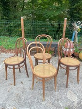 4 Chaises  THONET de bistro