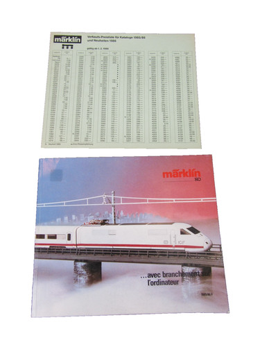 Marklin catalogue 1985 - marklin, ho