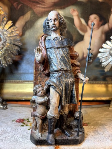 Sculpture saint roch - sculpture, de