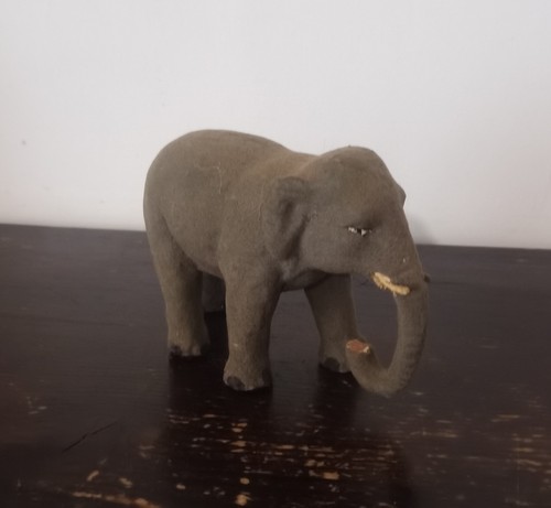 Santon floqué elephant - floqué,