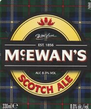 BEER BOTTLE LABEL - McEWAN'S BREWERY - SCOTCH ALE