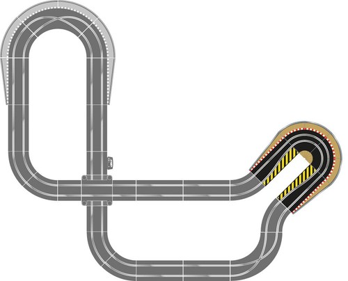 Scalextric hairpin curve - scalextric,