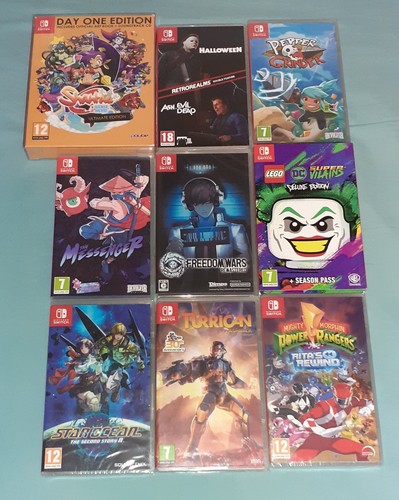 Lot jeux nintendo switch - 9,
