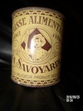 old box canned animal & vegetable fat la savoyard alpes circa 1900
