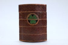 Ancien cloisonné filaire, INRO,netsuke,Tokugawa familycrest,Sagemono rare