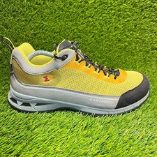 Garmont Nagevi Vented Mens Size 10 Yellow Gray Running Hiking Shoes Sneakers
