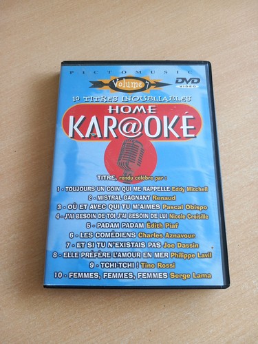 Dvd home karaoké vol - karaoké,