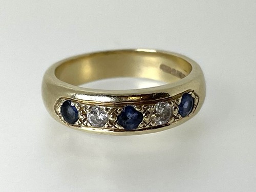 Bague vintage demi éternité - bague,