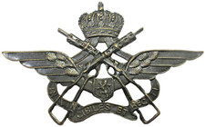 Insigne  BELGE  métal couleur bronze -  UDA - Unité de Défense des Aérodromes