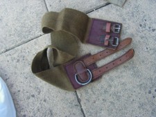 Antique Civil Security Firefighter Force Belt (y)