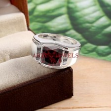 Naturel Gemme Grenat Avec 925