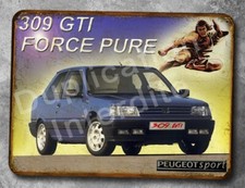 plaque métal vintage Peugeot