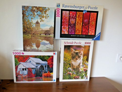 Lot puzzles 1000 pièces - 4,