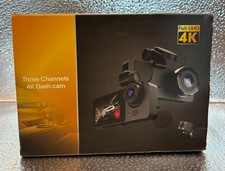 Three Channels 4K Dash Cam 8MP HD Camera Video 2.0" Display TX1101A