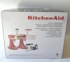 KitchenAid Accessoire 5KSM2FPPC Hachoir à Viande, Moulin à Légumes ou Fruits