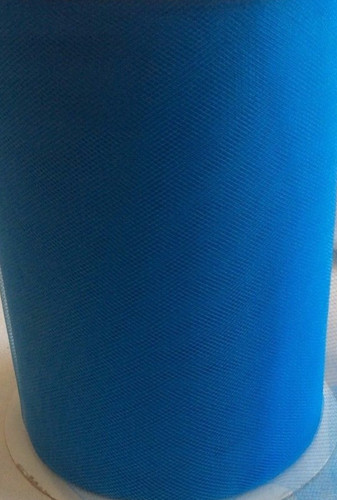 Turquoise tulle inches wide - 6,