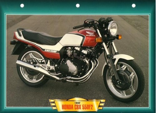 Fiche moto honda cbx - moto, 550