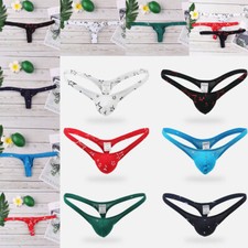 3/6x Men Underwear Briefs G-string Micro Thongs Cotton Male Homme Panty Swimwear