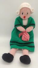 Vintage Knitted Wool Sniper Doll